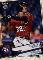 2019 Topps Big League Base Set Juan Soto #397 card