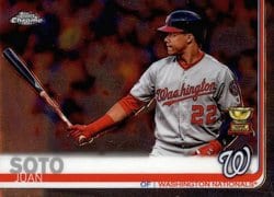 2019 Topps Chrome Base Set Juan Soto #155 card
