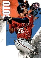 2019 Topps Fire Base Set Juan Soto #150 card