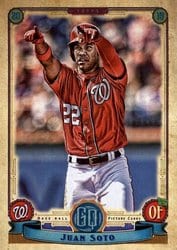 2019 Topps Gypsy Queen Base Set Juan Soto #57 card