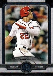 2019 Topps Museum Collection Base Set Juan Soto #98 card