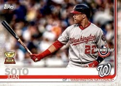 2019 Topps Opening Day Base Set Juan Soto #128 card