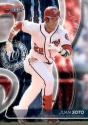 2020 Bowman's Best Base Set Juan Soto #37 card