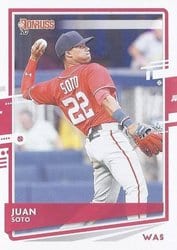 2020 Donruss Base Set Juan Soto #162 card