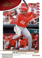 2020 Panini Absolute Base Set Juan Soto #25 card