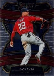 2020 Panini Select Base Set Juan Soto #35 card