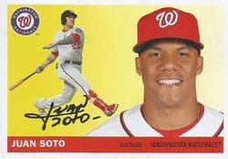 2020 Topps Archives Base Set Juan Soto #87 card