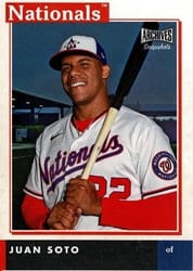 2020 Topps Archives Snapshots Base Set Juan Soto #AS-JS card
