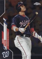 2020 Topps Chrome Base Set Juan Soto #12 card
