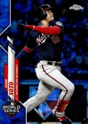 2020 Topps Chrome Sapphire Edition Base Set Juan Soto #6 card