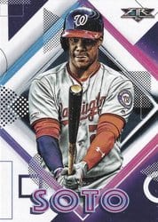 2020 Topps Fire Base Set Juan Soto #47 card