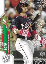 2020 Topps Holiday Base Set Juan Soto #HW196c card