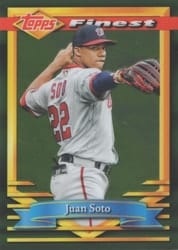 2021 Finest Flashbacks Base Set Juan Soto #117 card