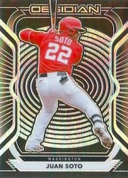 2021 Panini Chronicles Obsidian Juan Soto #37 card