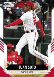 2021 Panini Chronicles Score Juan Soto #16 card