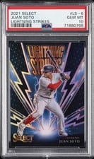 2021 Panini Select Lightning Strikes Juan Soto #LS-6 card