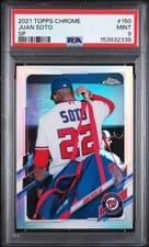 2021 Topps Chrome Juan Soto SP #150 card