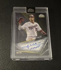 2021 Topps Chrome Black Autographs Juan Soto #CBA-JS card