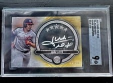 2021 Topps Five Star Silver Signatures Juan Soto #SS-JS card