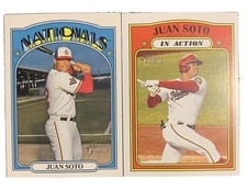 2021 Topps Heritage Juan Soto Action #35 card