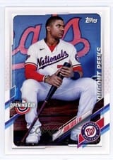 2021 Topps Opening Day Dugout Peeks Juan Soto #DP-21 card
