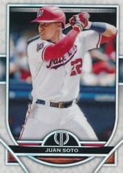 2021 Topps Tribute Base Set Juan Soto #18 card