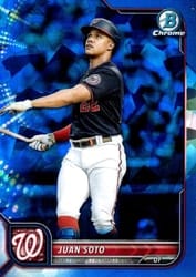 2022 Bowman Chrome Sapphire Edition Base Set Juan Soto #30 card