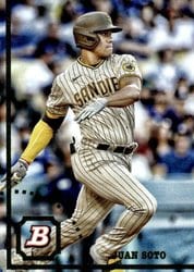 2022 Bowman Heritage Base Set Juan Soto #12 card