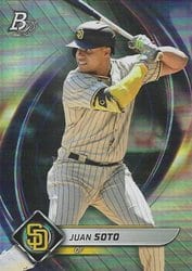 2022 Bowman Platinum Base Set Juan Soto #60 card