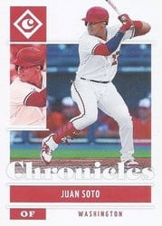 2022 Panini Chronicles Base Set Juan Soto #36 card