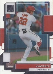 2022 Panini Chronicles Clearly Donruss Juan Soto #44 card
