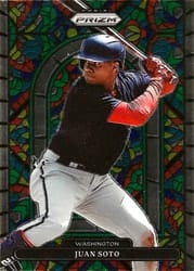 2022 Panini Prizm Stained Glass Juan Soto #SG-2 card