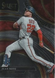 2022 Panini Select Moon Shots Juan Soto #MS18 card