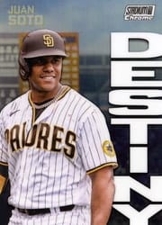 2022 Stadium Club Chrome Dynasty and Destiny Juan Soto #BTA-JS card