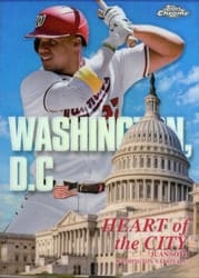 2022 Topps Chrome Heart of the City Juan Soto #HOC-6 card