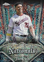 2022 Topps Chrome Pinstriped Juan Soto #P-9 card