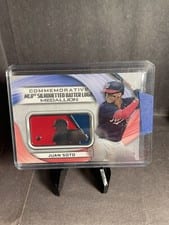 2022 Topps Commemorative MLB Logo Medallions Juan Soto #MLBL-JS card