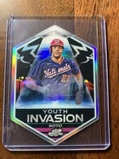 2022 Topps Cosmic Chrome Youth Invasion Juan Soto #YI-14 card