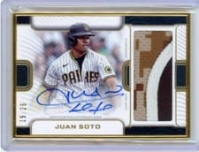 2022 Topps Definitive Collection Framed Autograph Patch Collection Juan Soto #FAC-JS card