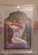2022 Topps Gallery Gallery of Heroes Juan Soto #GOH-3 card