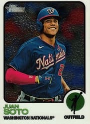 2022 Topps Heritage Chrome Juan Soto #154 card