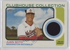 2022 Topps Heritage Clubhouse Collection Relics Juan Soto #CC-JS card