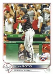 2022 Topps Opening Day Base Set Juan Soto #150 card