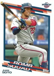 2022 Topps Opening Day Bomb Squad Juan Soto #BS-20 card