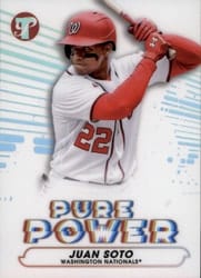 2022 Topps Pristine Pure Power Juan Soto #PP-6 card