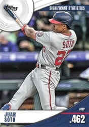 2022 Topps Significant Statistics Juan Soto #SS-25 card