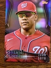 2022 Topps Sweet Shades Autographs Juan Soto #SS-3 card