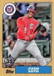 2022 Topps Update 1987 Topps Juan Soto #87TBU-22 card