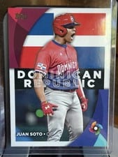 2023 Topps 2023 World Baseball Classic Stars Autographs Juan Soto #WBC-7 card