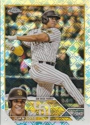 2023 Topps Chrome Logofractor Edition Base Set Juan Soto #100 card